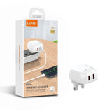A2512Q 18W 2 QC3.0 USB (2 Ports) Fast Charger Adapter - LDNIO®