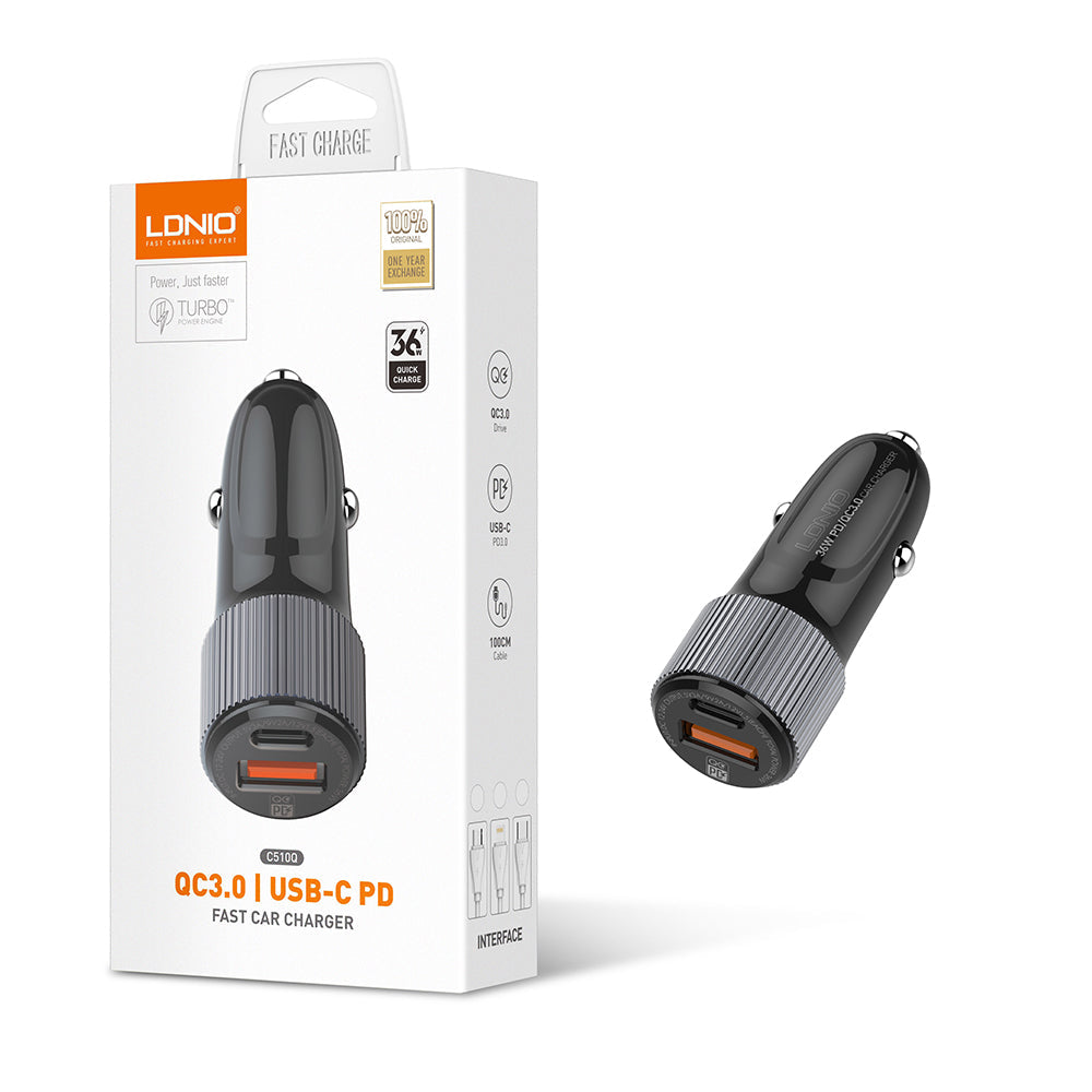 C510Q PD + QC3.0 Fast Charger Car Charger - LDNIO®