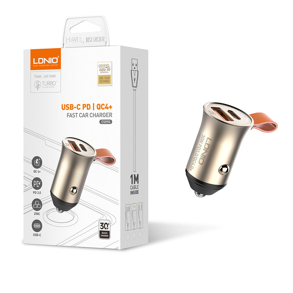 C509Q PD + QC4.0 Fast Charger Car Charger - LDNIO®