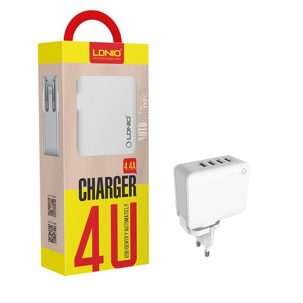 A4403 4 USB Ports Home Charge Adapter - LDNIO®