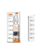 SC4408 4 Port + 4 USB Universal Power Socket - LDNIO®