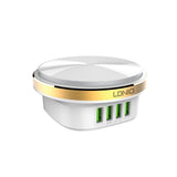 A4406 2.4W Led Lamp + 4 USB Home Charge Adapter - LDNIO®