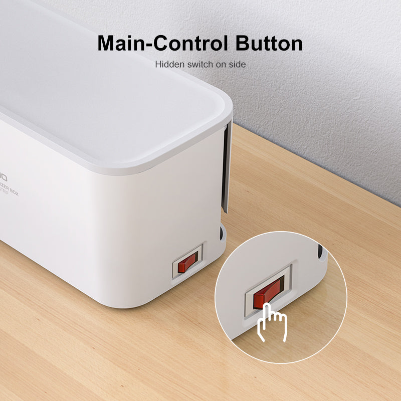 SC5309 5 AC + 3 USB Surge Protect Universal Power Strip With Management Box