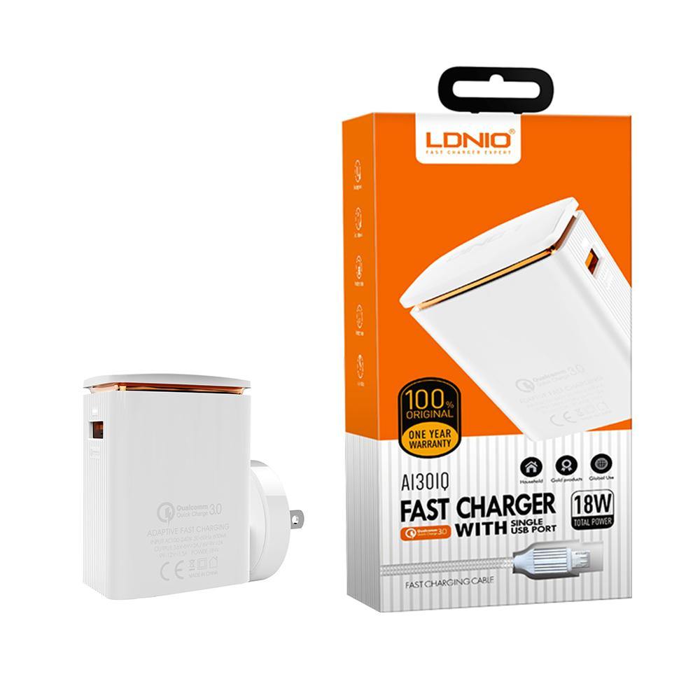 A1301Q QC3.0 Home Charge Adapter - LDNIO®