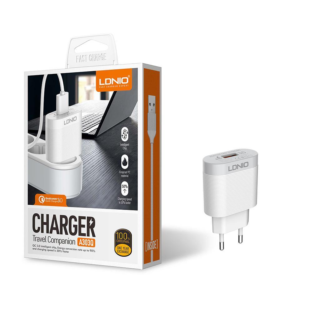 A303Q QC3.0 Home Charge Adapter - LDNIO®