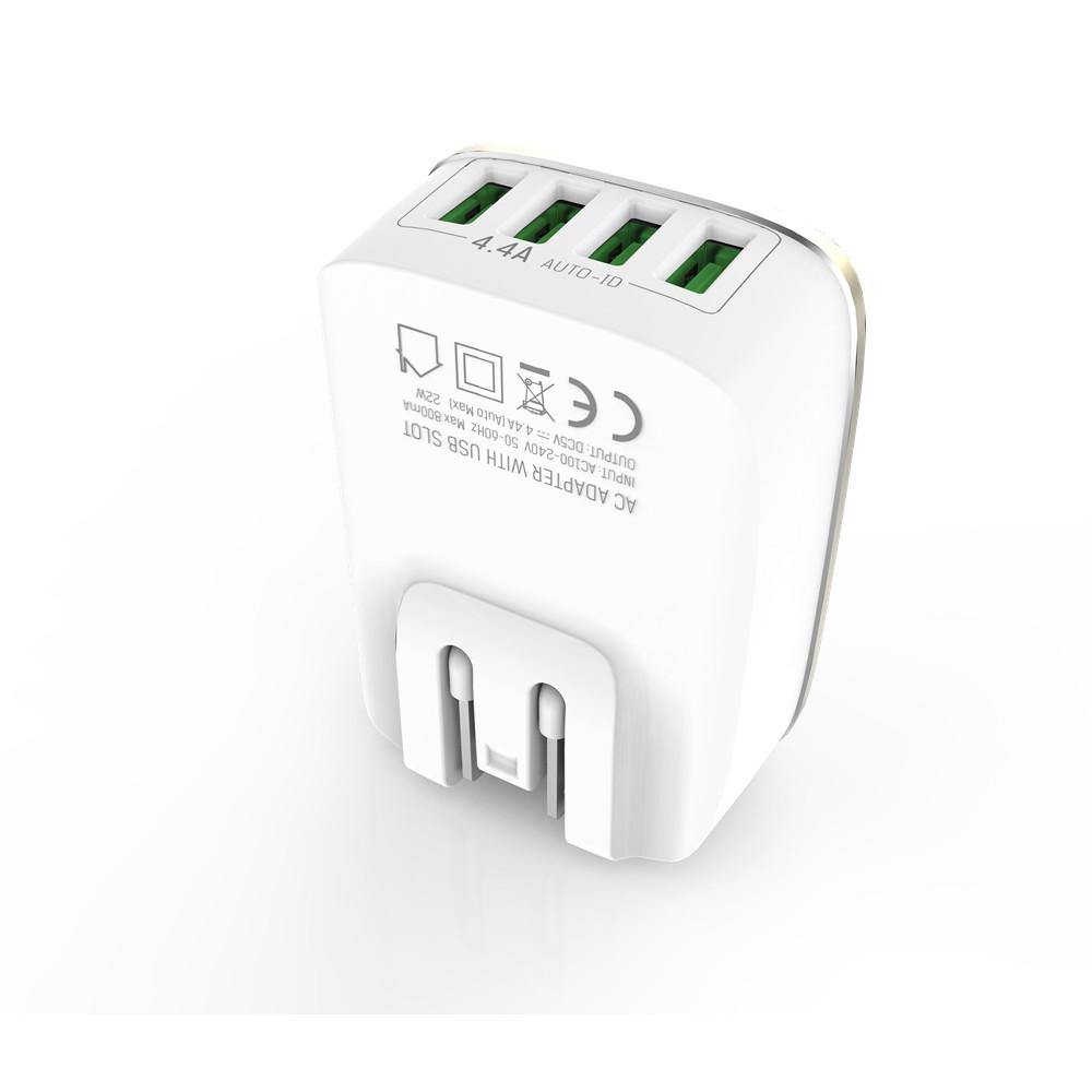 A4404 4 USB Ports Home Charge Adapter - LDNIO®